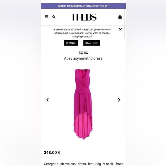 Bcbg Maxazria Elegant Pink Sleeveless high low Dress, US0 - Picture 5 of 12